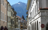 The Laubengasse in Merano in South Tyrol.